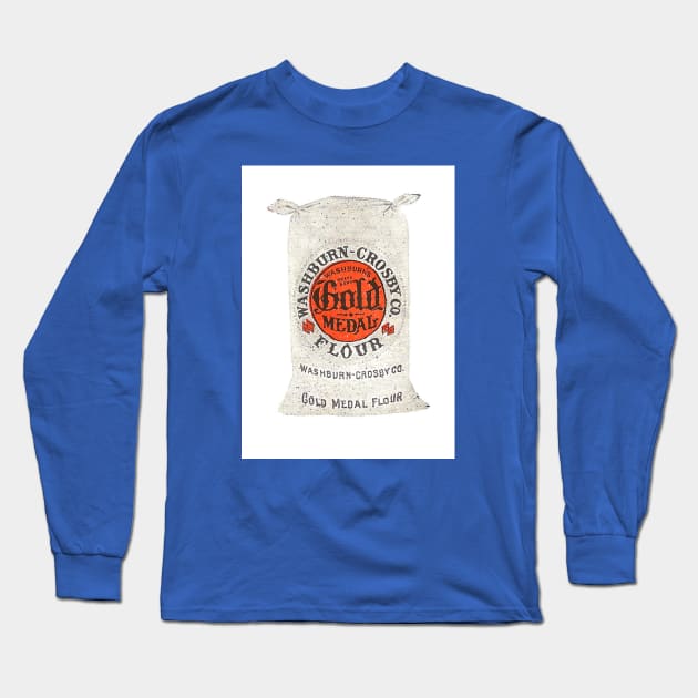 Vintage Ads - Gold Medal Flour Long Sleeve T-Shirt by Kleiertees